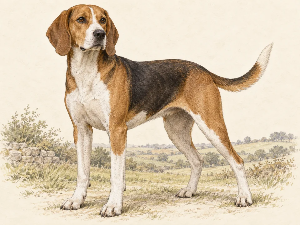 Original illustration of an adult Harrier