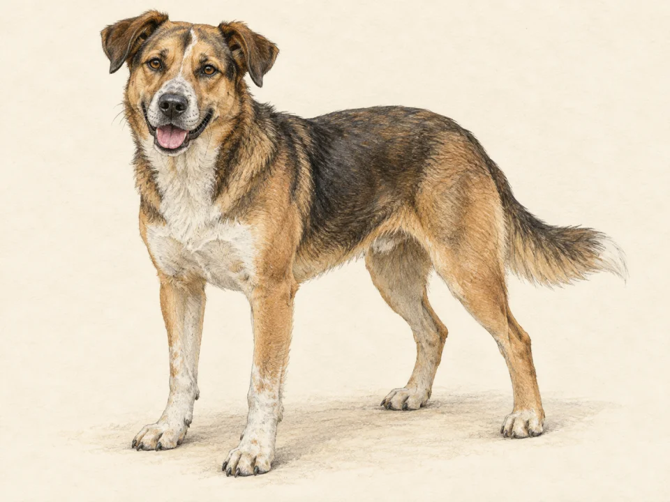 Unknown / not listed — breed reference illustration